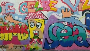 Graffiti Workshop mit Kids im Archiv der Jugendkulturen
